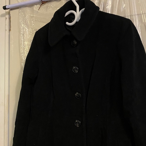 London Fog Women's Dark Black Coat - Picture 2 of 3